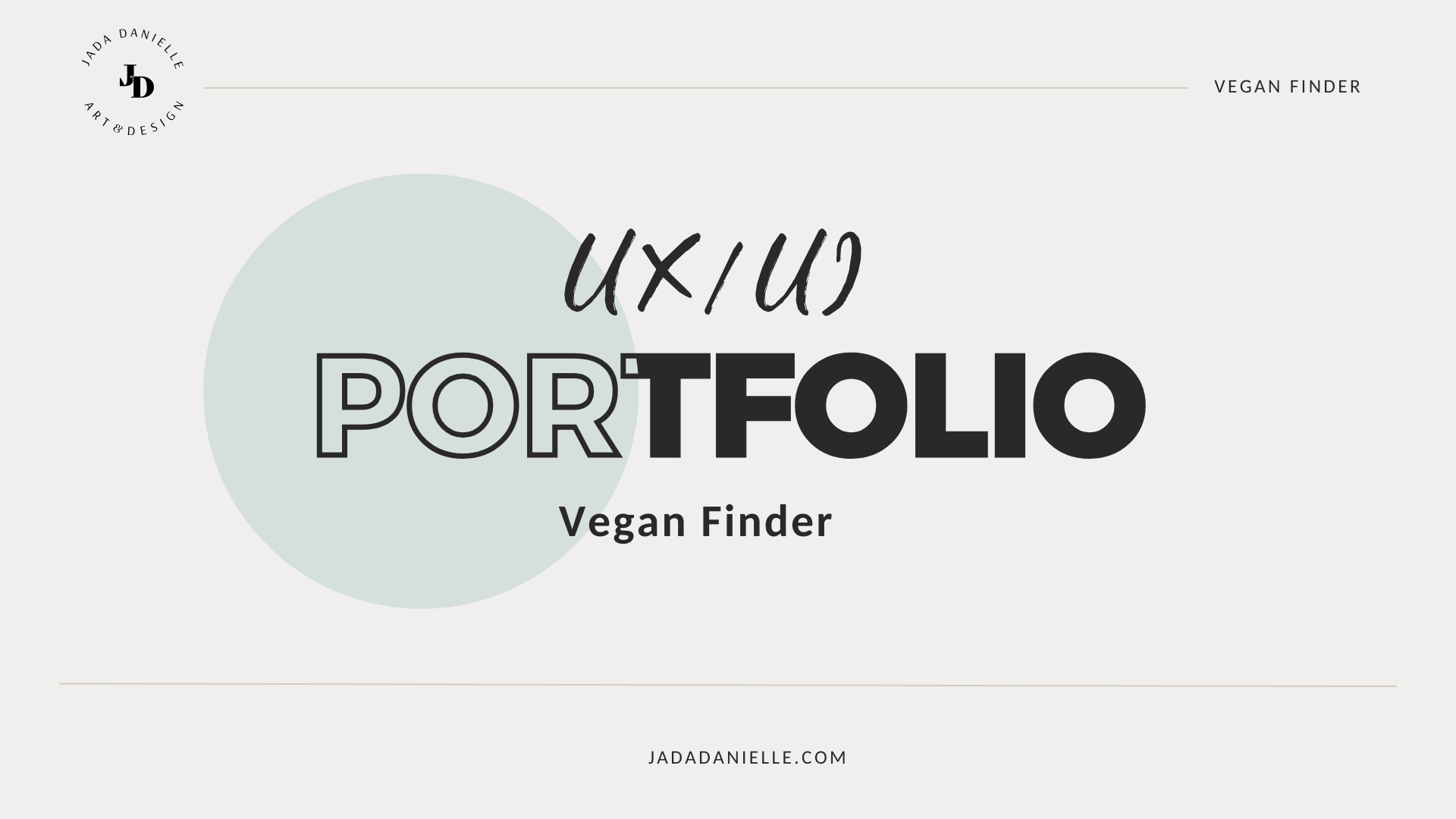 Vegan Finder App UX