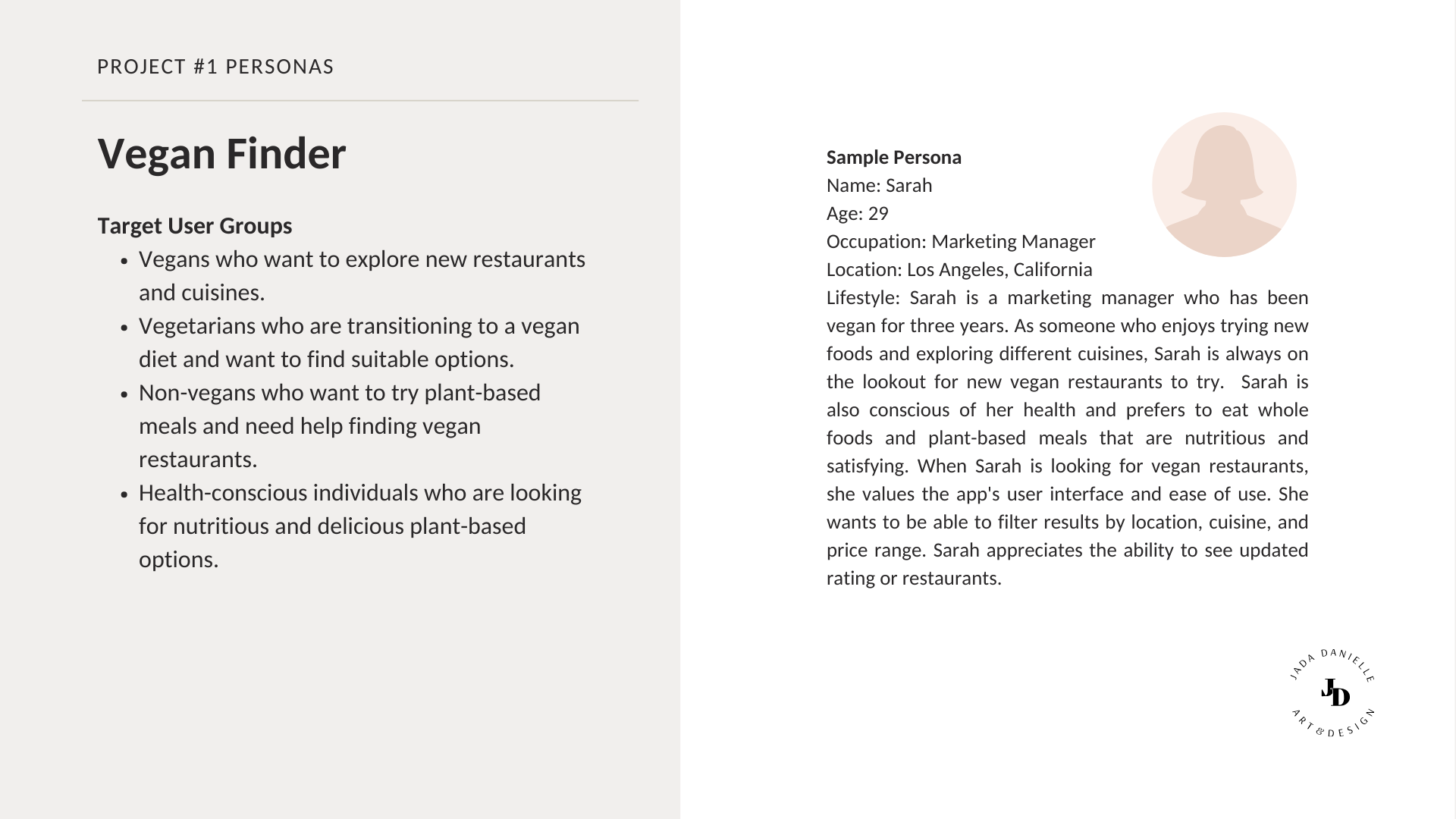 Vegan Finder App UX